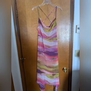 Wild Fable Multicolor Strappy Maxi Dress